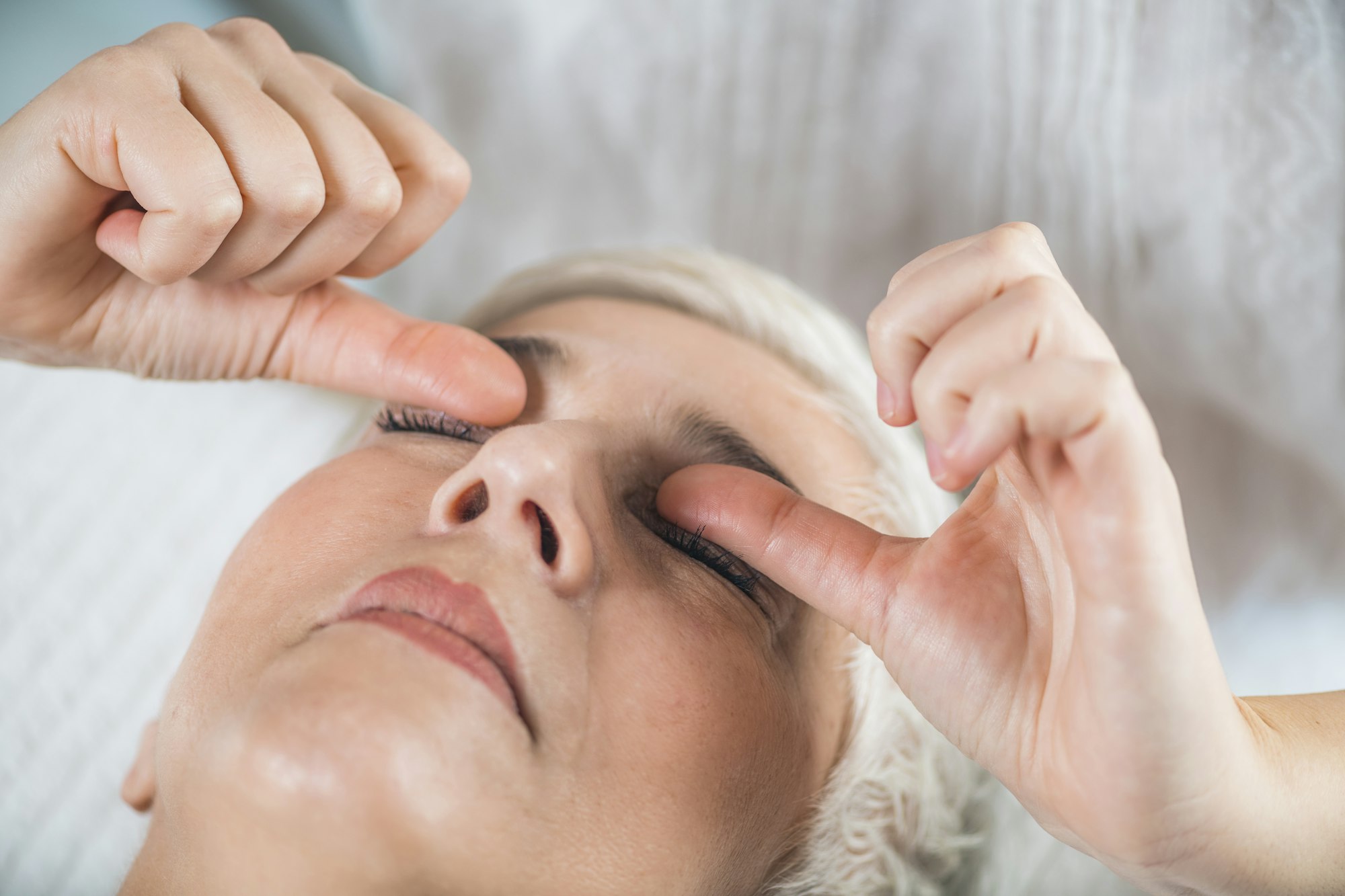 Marma Therapy. Ayurveda Eyes Treatment (Urdhaw and Adhoakshi)